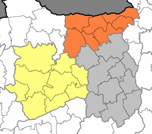 Veszprém háromszögben koncentrálódik a magyarországi gazdasági térszerkezet egyik meghatározó tömörülése; a Nyitra kerület pedig Szlovákia fontos mezőgazdasági és élelmiszeripari központjai közé