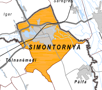 18 8. Nagyvízi meder terület övezete A Sió-csatorna vasúttól keletre esõ szakasza a TmTrT szerinti nagyvízi meder övezet része.