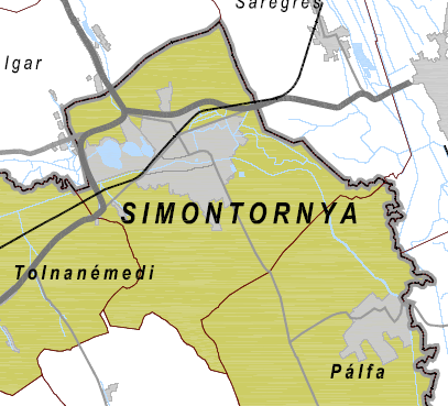 19 10. Vízeróziónak kitett terület övezete A TmTrT az érintett települések közigazgatási területét jelöli részletes belsõ területi lehatárolás nélkül.