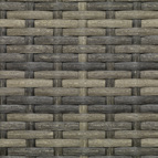 Pihenőágy Relax Polyrattan fonat szürke színben Állítható napellenzővel Variálható ülő-fekvő részekkel Kényelmes párnákkal Mérete: 180 x 185 cm