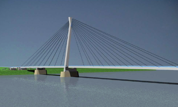 Előkészítések Komárom és Révkomárom (Komárno) között tervezett új közúti Duna-híd - Magyarország-Szlovákia Határon Átnyúló Együttműködési Program 2007-2013 IV. pályázati felhívása 2011.