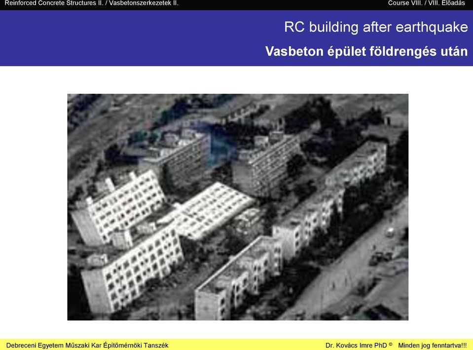 C building after earthquake