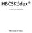 HBCSKódex. Felhasználói kézikönyv. HBCS Audit KFT 2015.