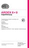 ARDEX 8 + 9. Szigetelőanyag