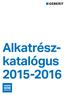 Alkatrész- katalógus 2015-2016